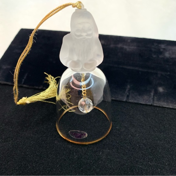 Lenox Crystal Saint Nicholas Bell Ornament Christmas Collectible Vintage 1989 - Picture 6 of 9